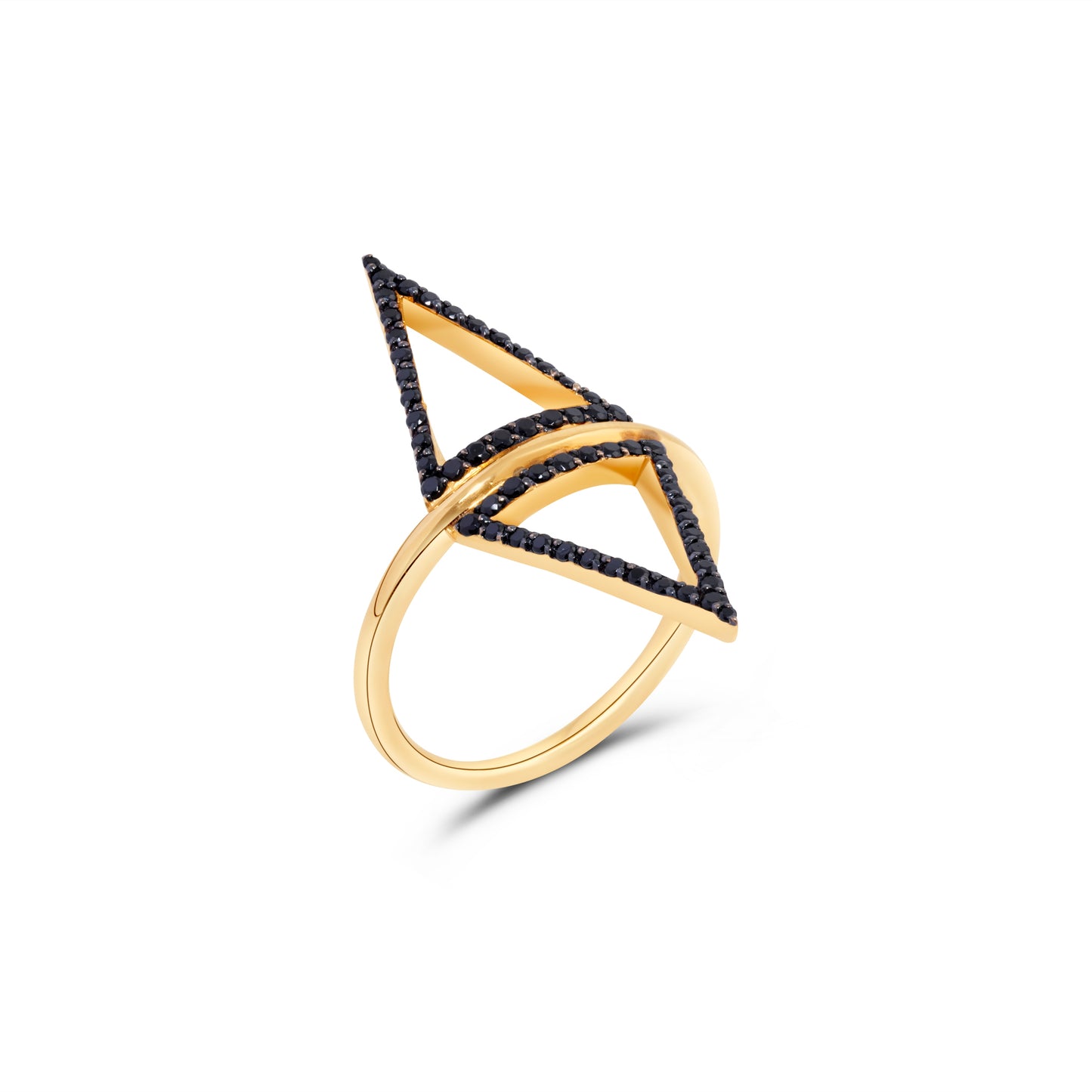 Yellow Gold Ring set with 0.48 Carats Spinel Stone. - House Of Lux